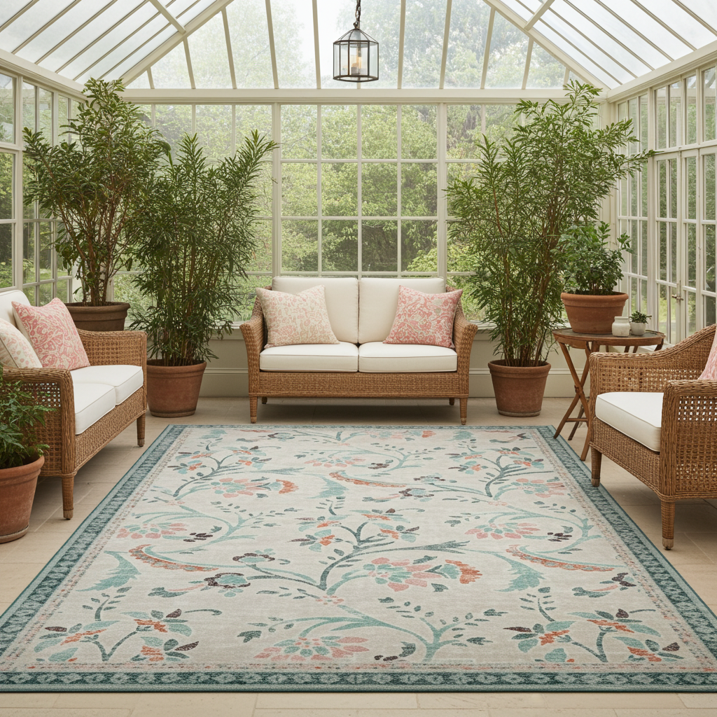 Hug Rug Eco-Washable English Floral