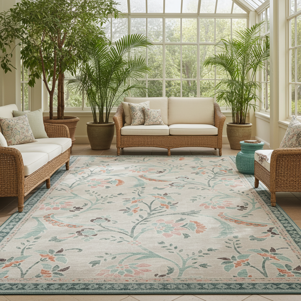 Hug Rug Eco-Washable English Floral