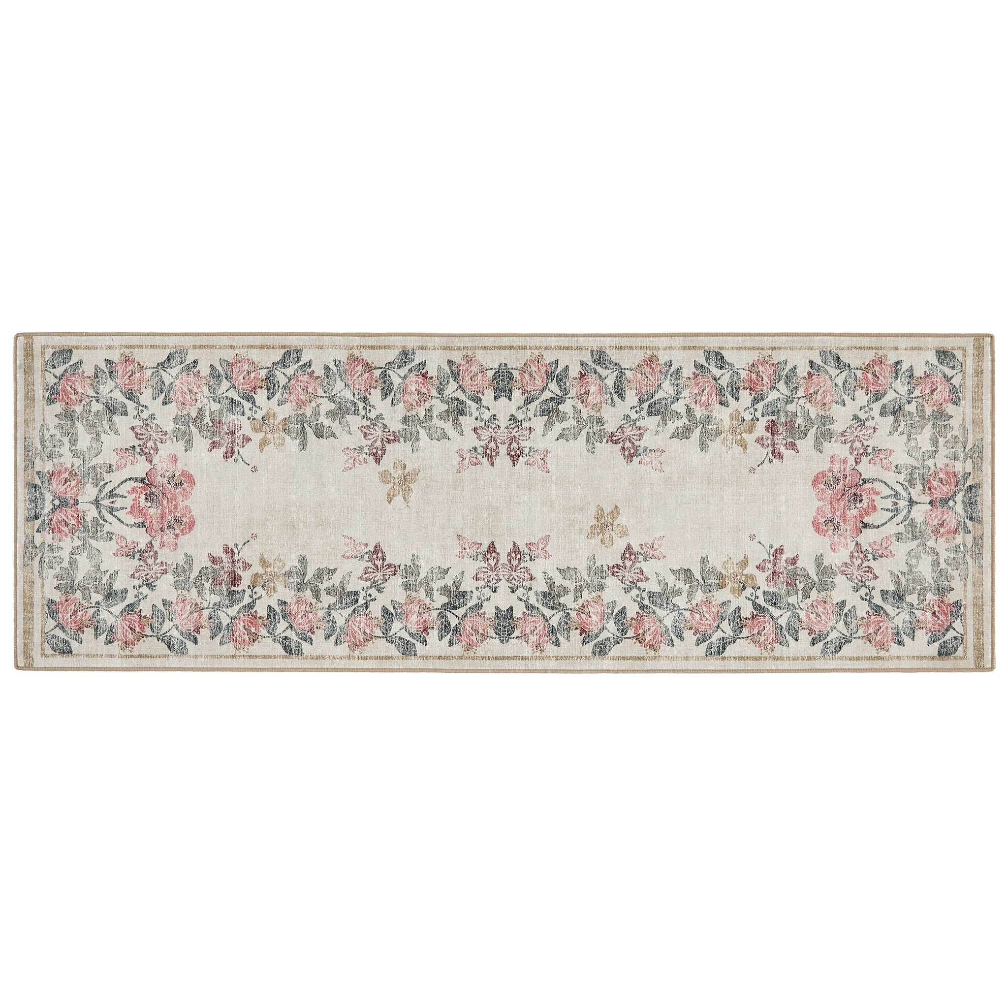 Hug Rug Eco-Washable Botanical Border