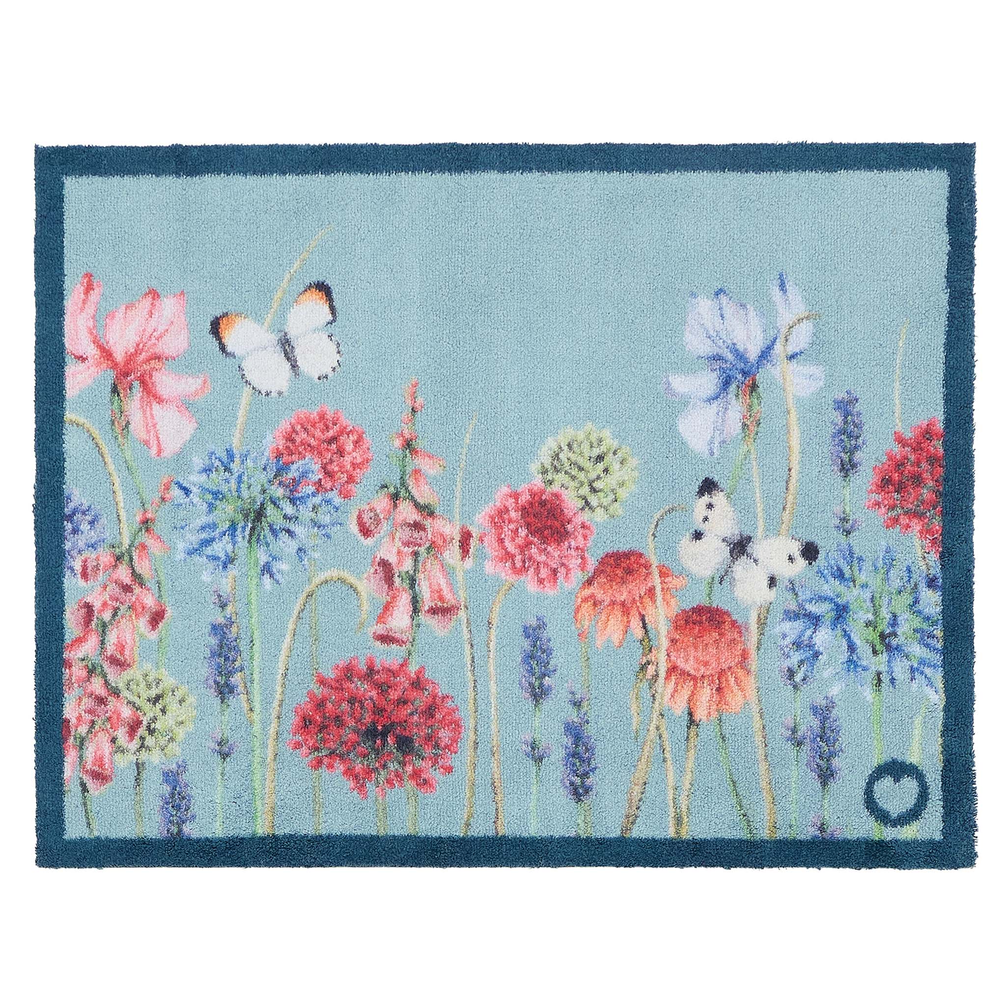 Hug Rug Butterfly Garden Blue