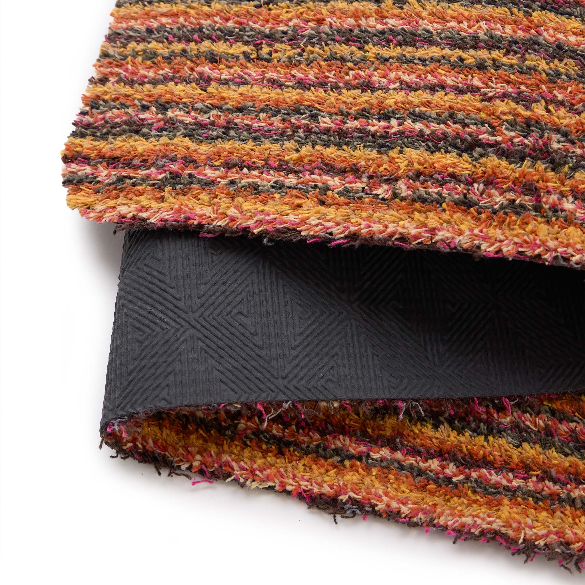 Candy Spring Detail- Made from 100% recycled content in a multi striped design.