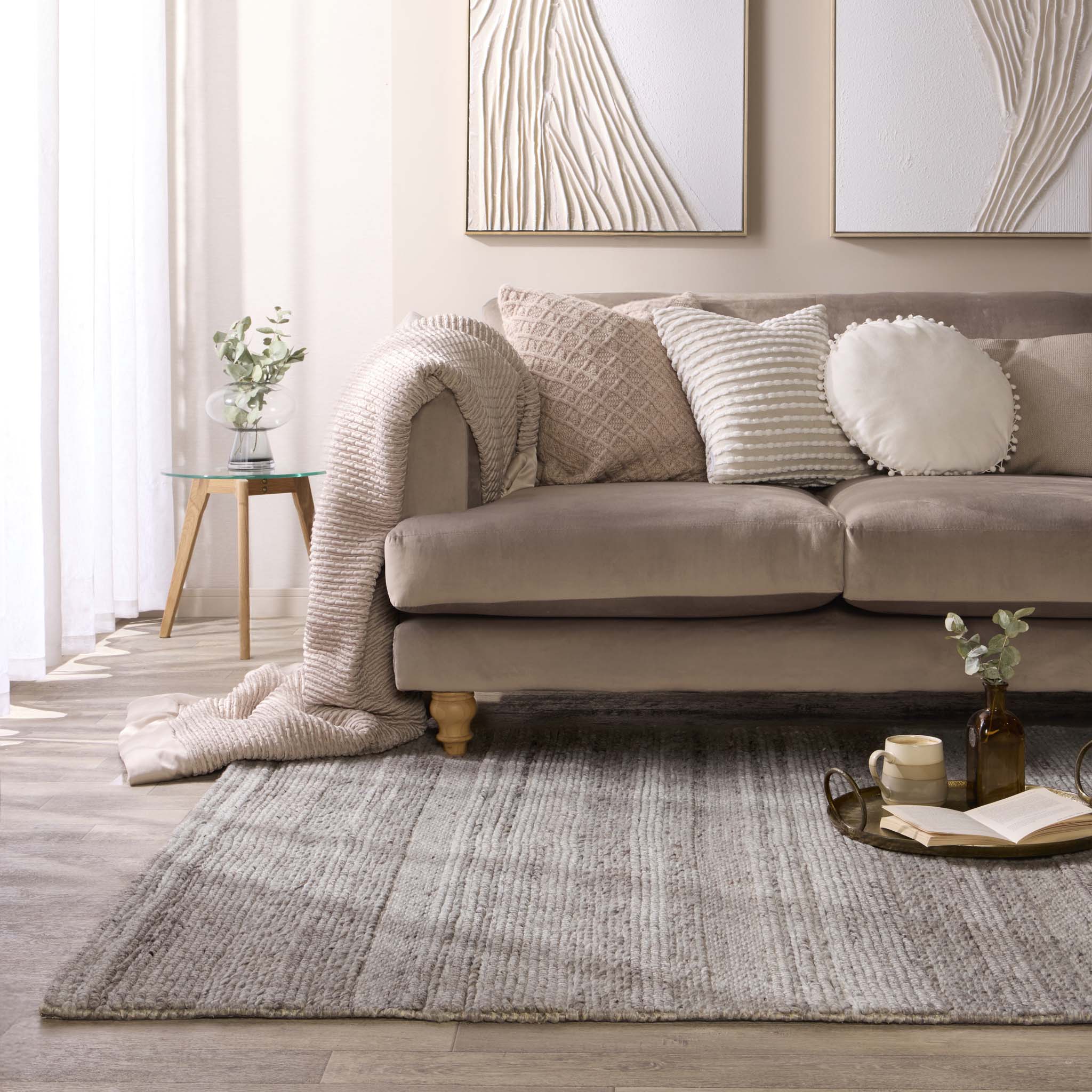 Origins Chunky Knit Natural/Grey