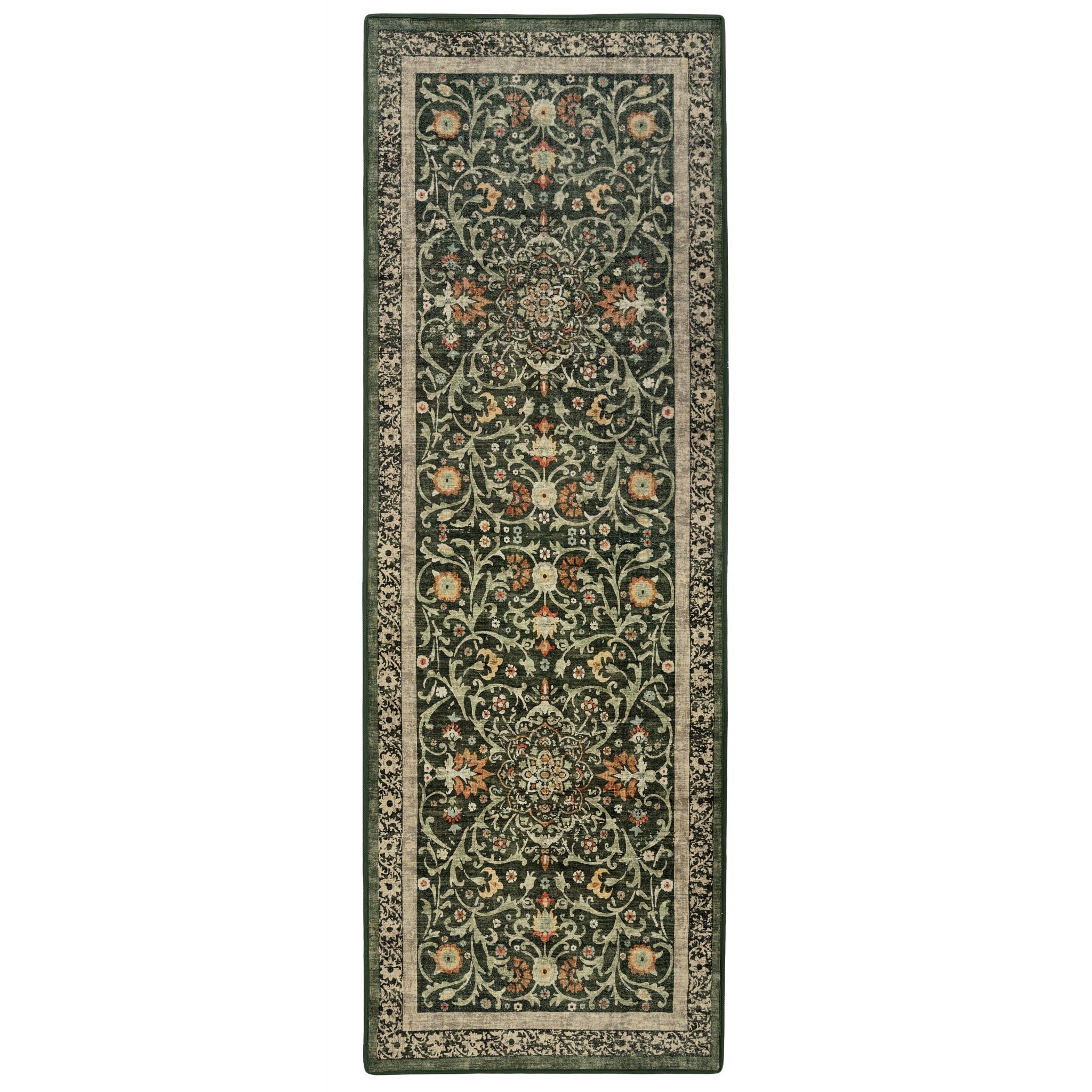 Hug Rug Eco-Washable Country Paisley Green