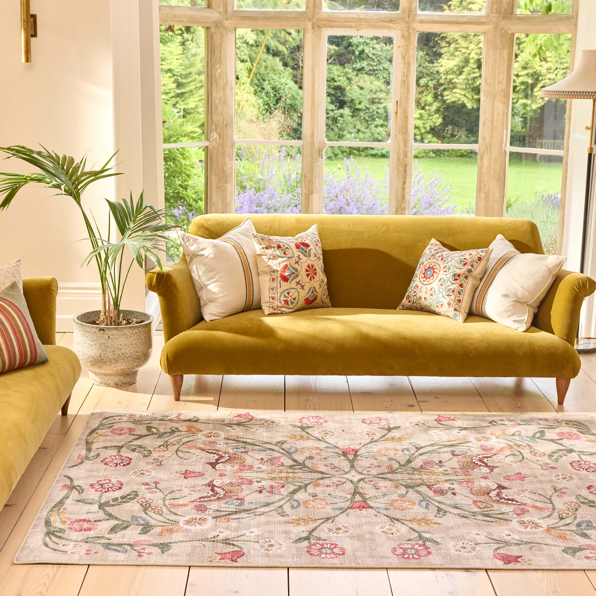 Hug Rug Eco-Washable Heritage Garden