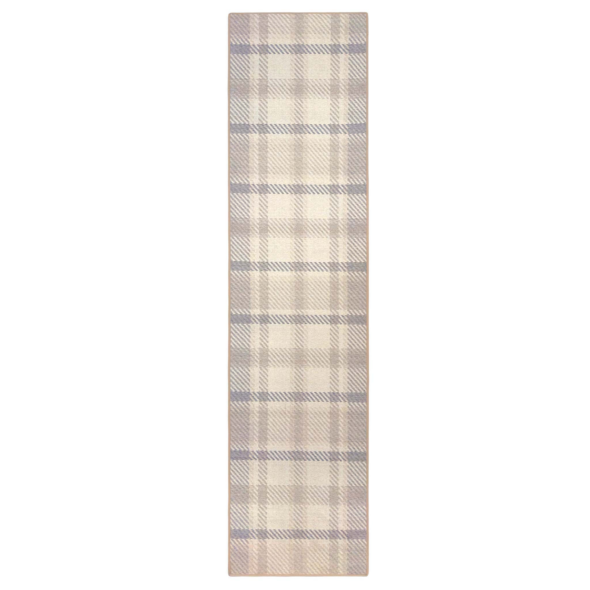 Hug Rug Eco-Washable Isla Plaid Neutral