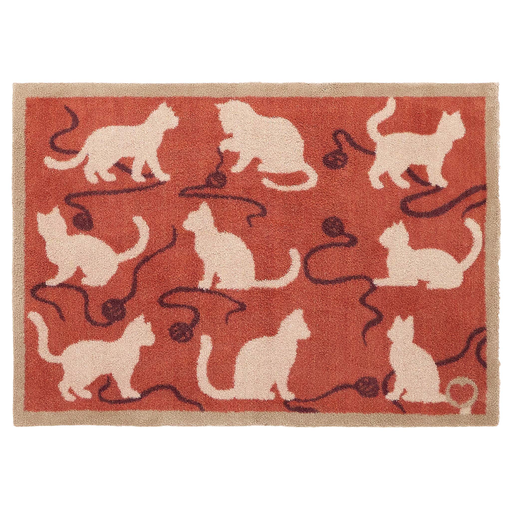 Hug Rug Kitty Cat Rust