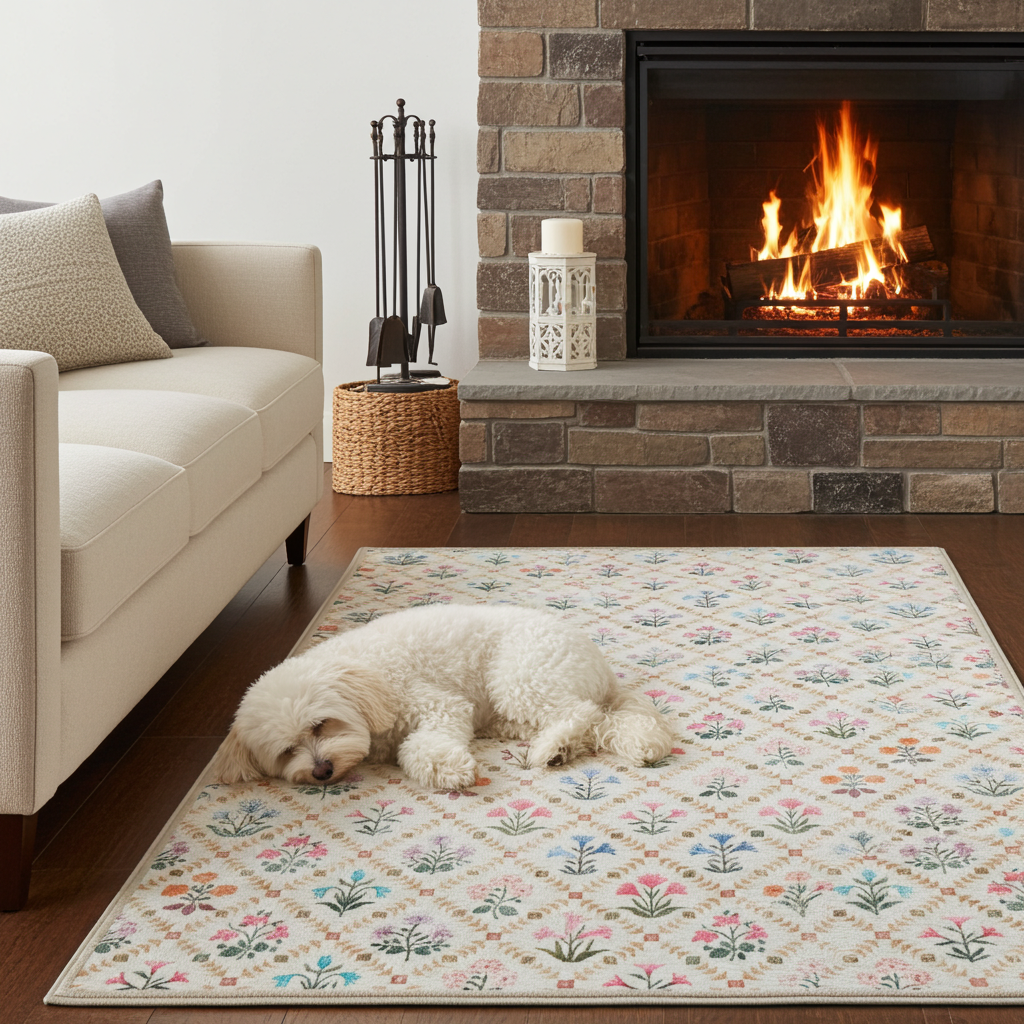 Hug Rug Eco-Washable Wildflower Patch