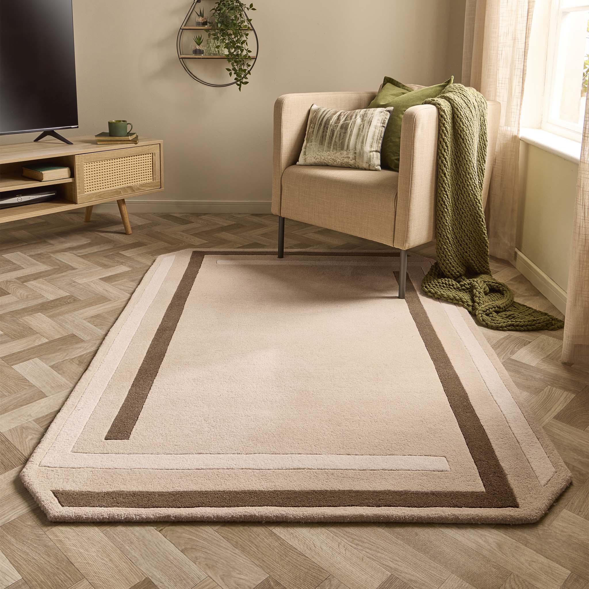 Origins Contour Beige/Brown Rug