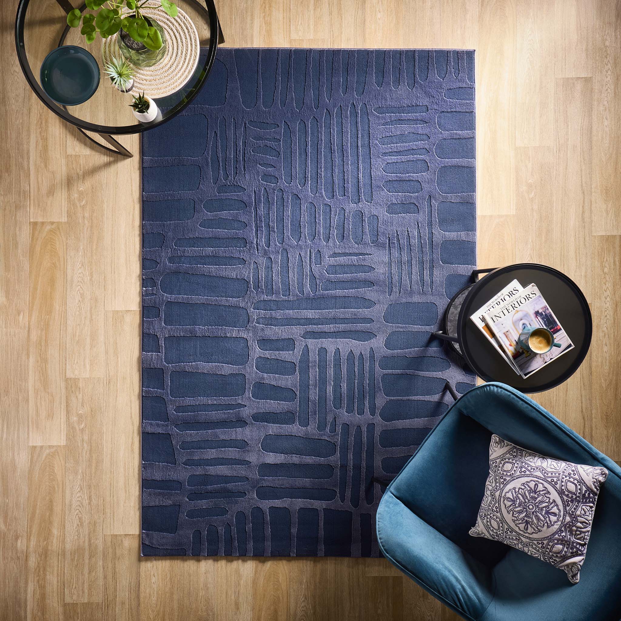 Origins Pathway Navy Rug