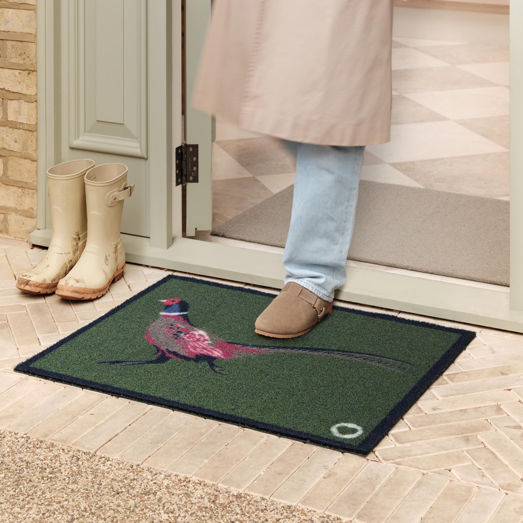 Hug Rug Outdoor Pheasant Green 2