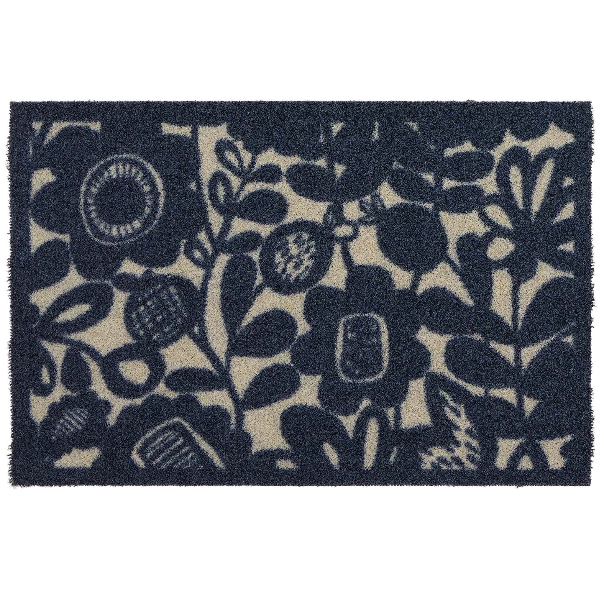 Hug Rug X Scion Outdoor Kukkia Dark Navy