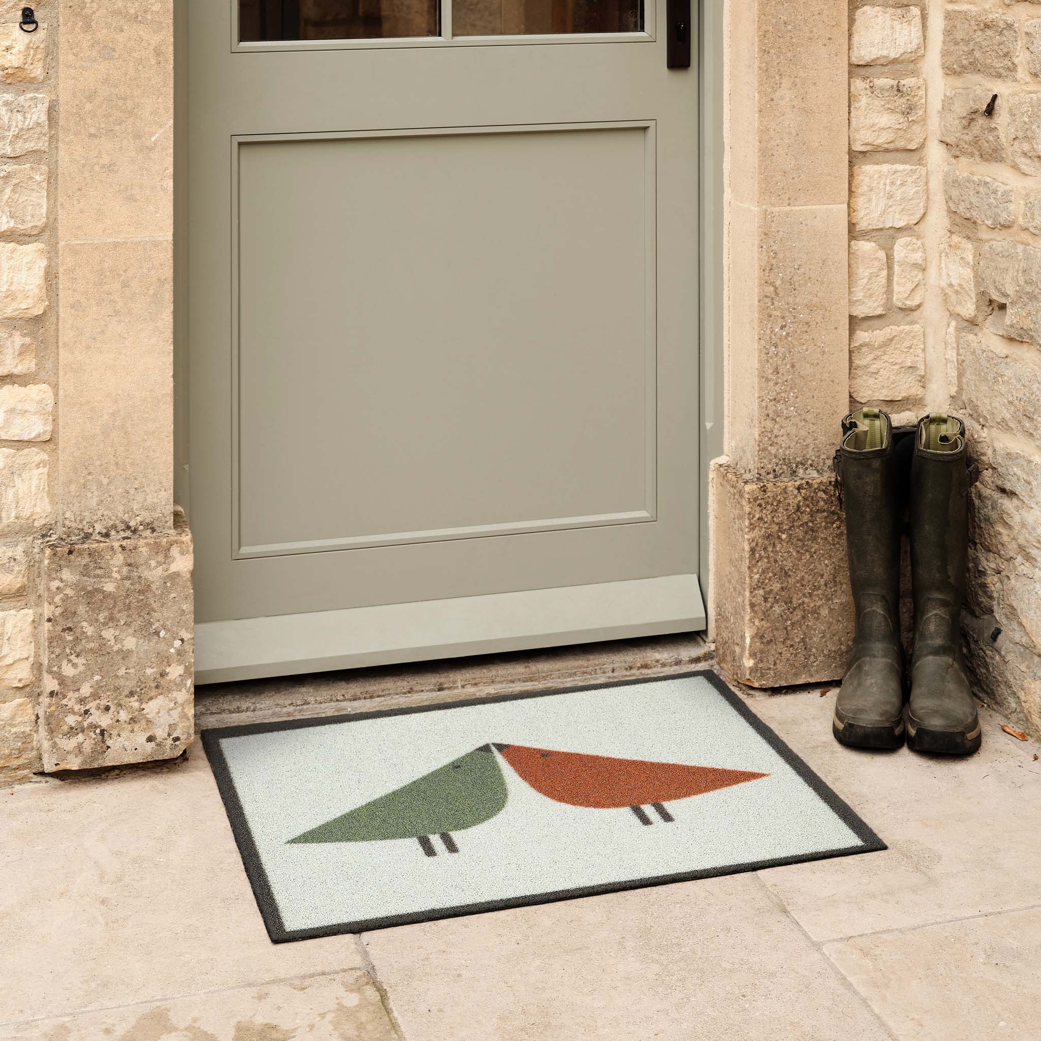 Hug Rug X Scion Outdoor Lintu Rust\Green