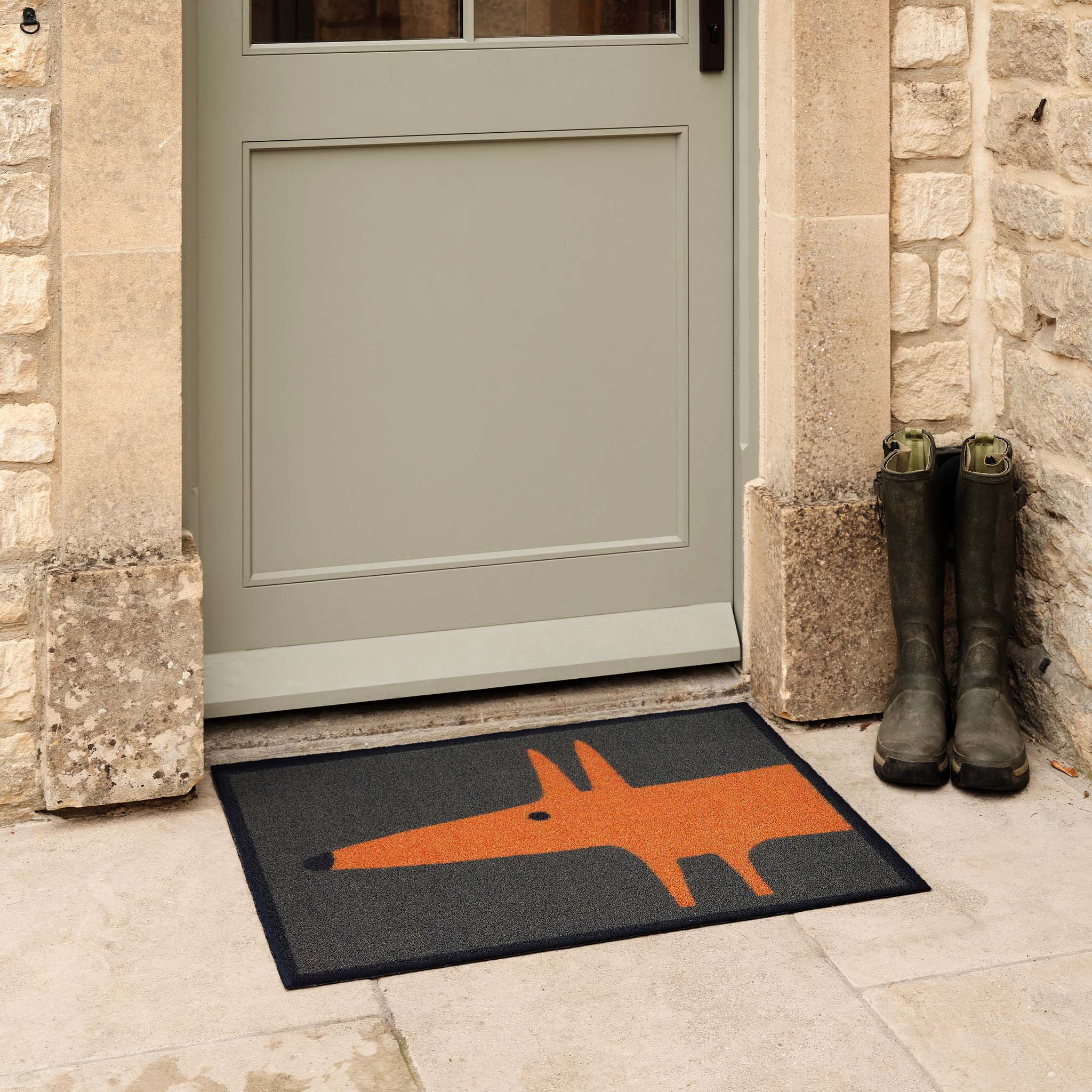 Hug Rug X Scion Outdoor Mr Fox Orange