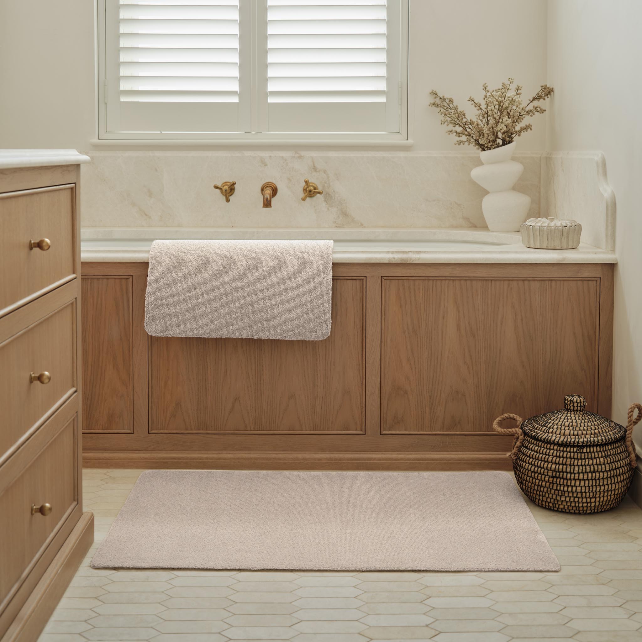 Hug Rug Sense Bath - Beige