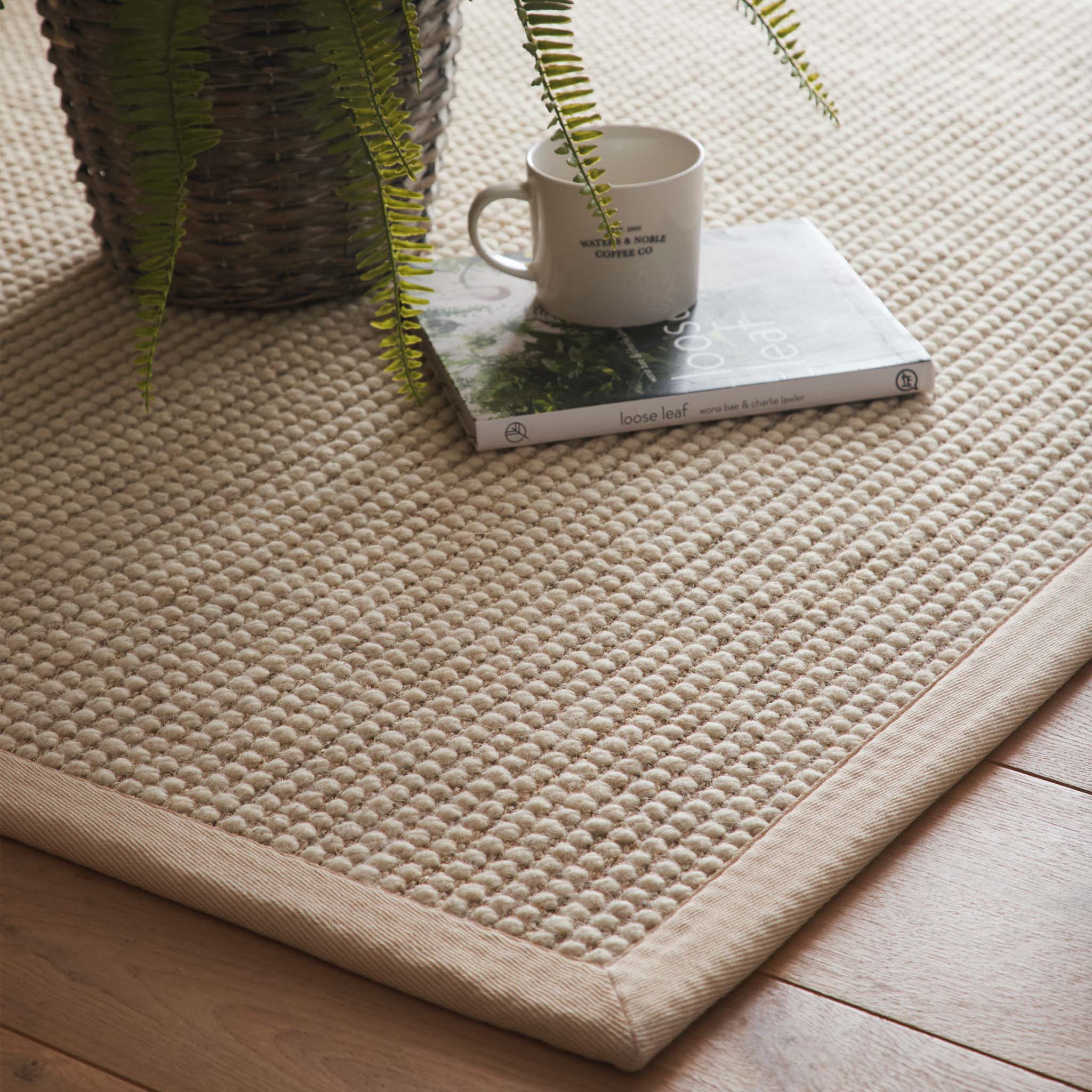 Origins Sisal Boucle with Beige Border