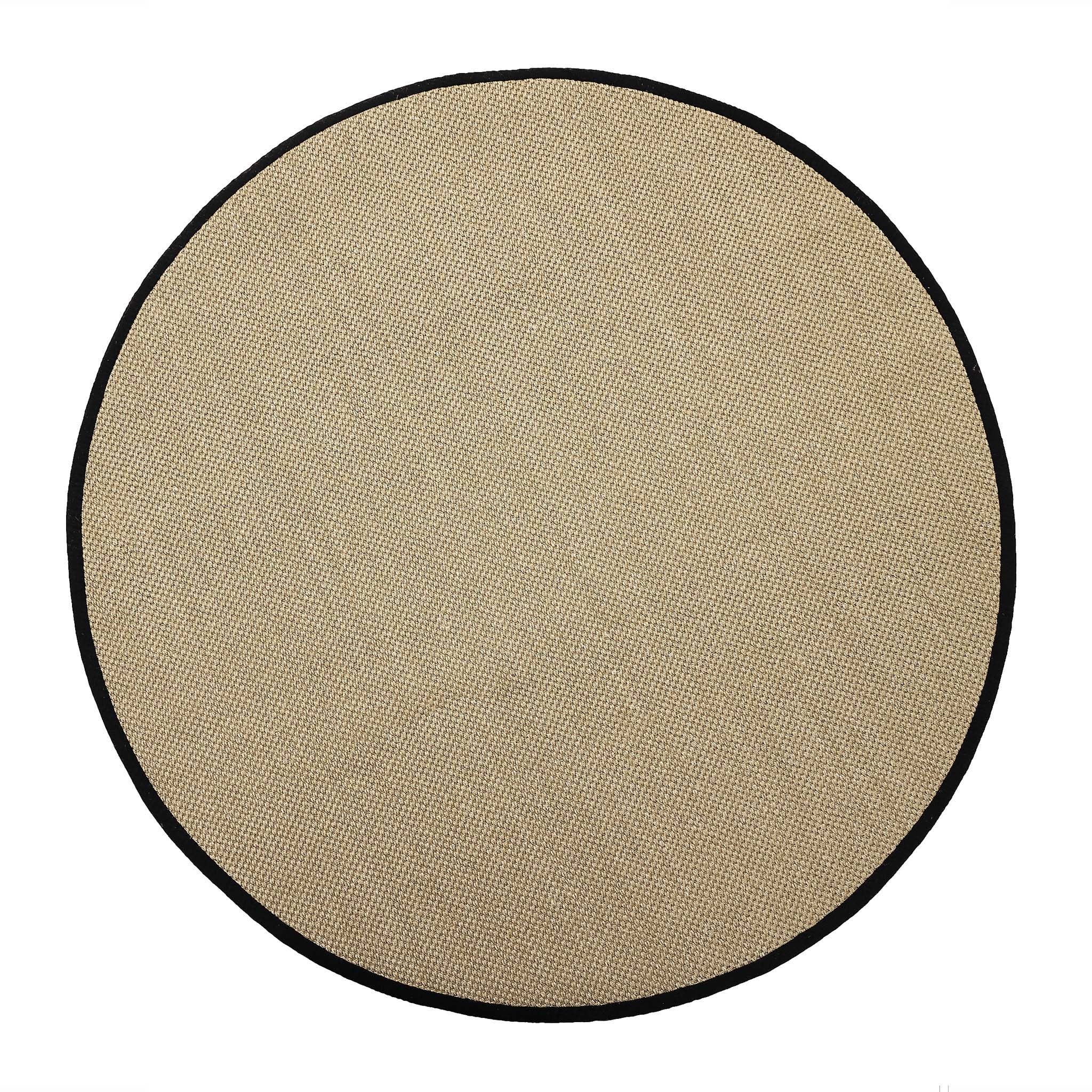 Origins Sisal Light Beige with Black Border
