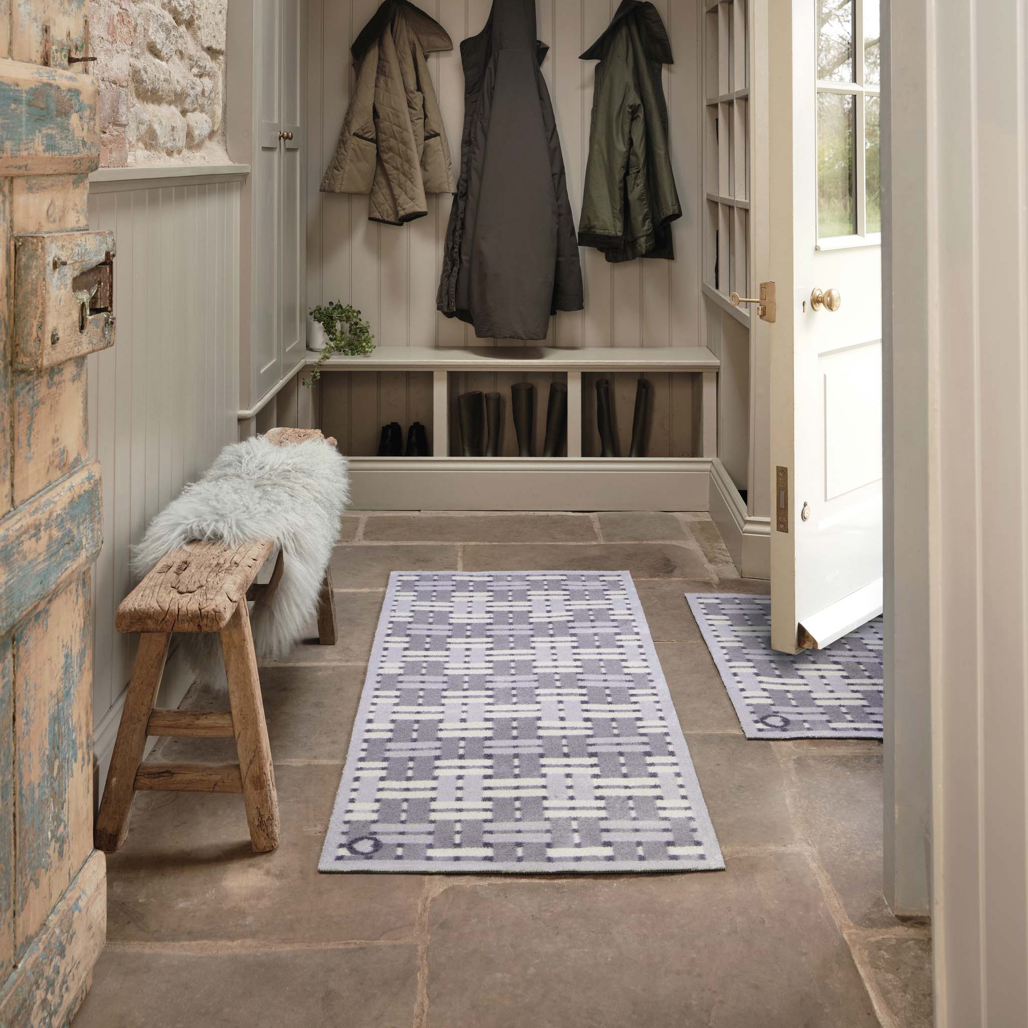 Hug Rug Soft Weave Grey