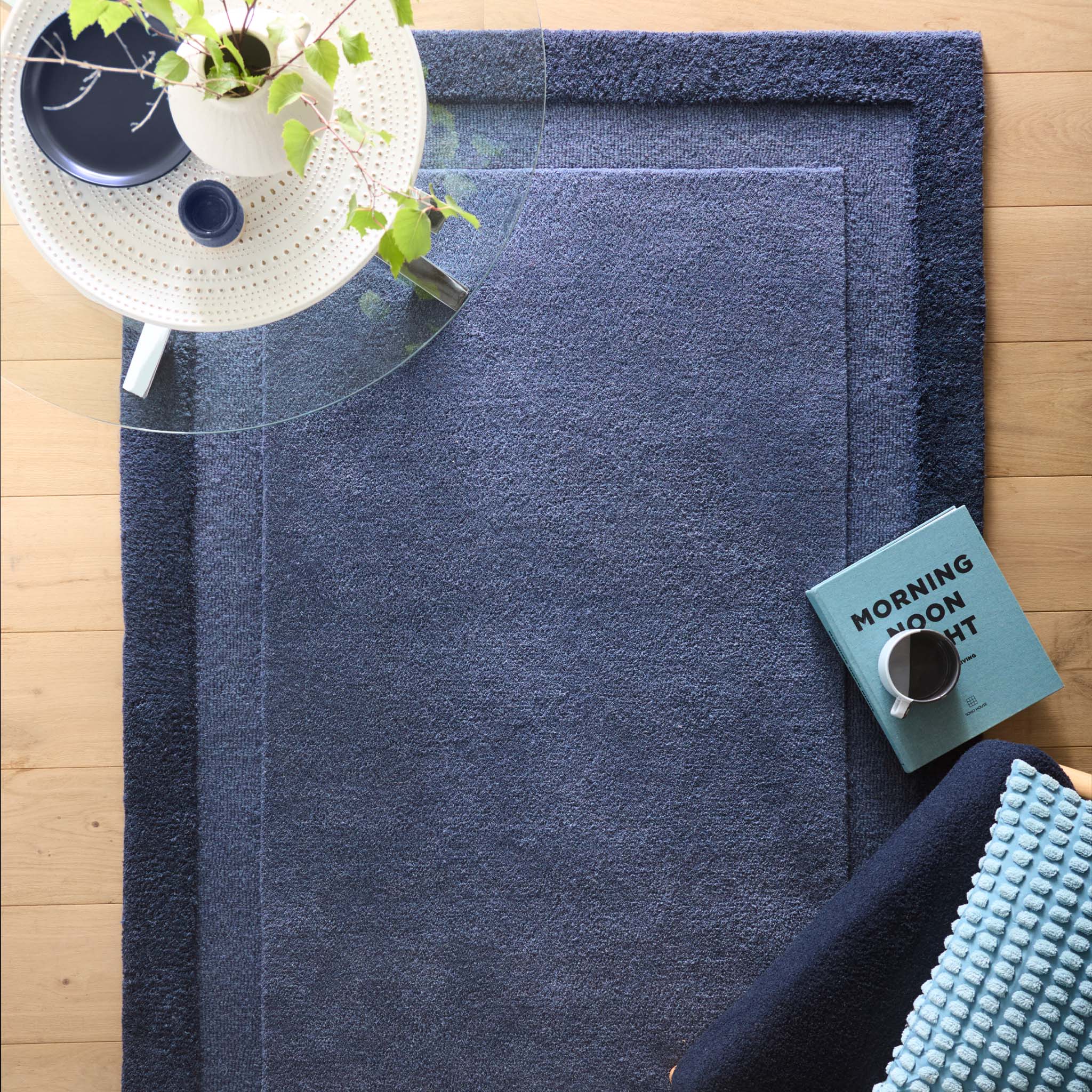 Origins Stacked Border Evening Blue