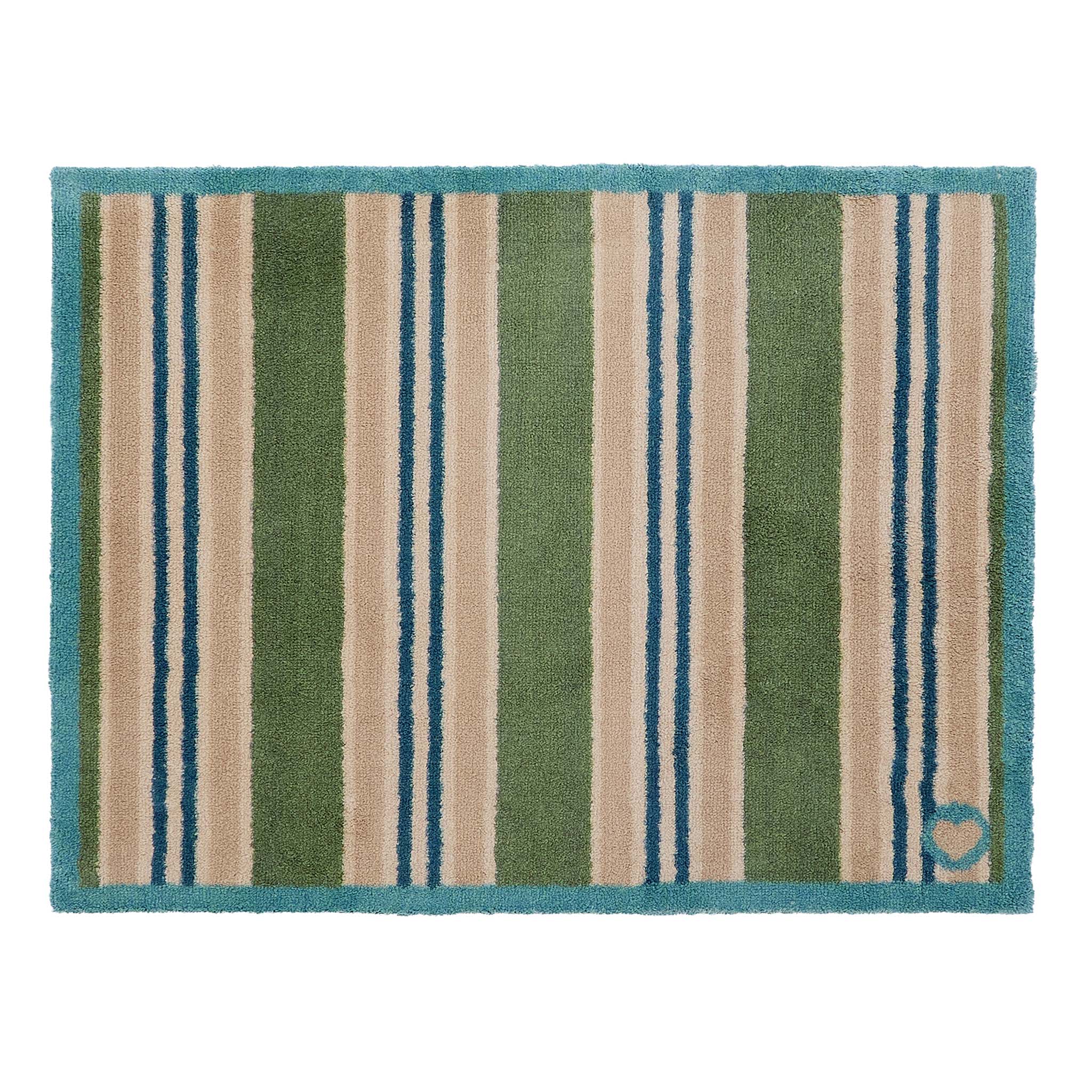 Hug Rug Timeless Stripe Green