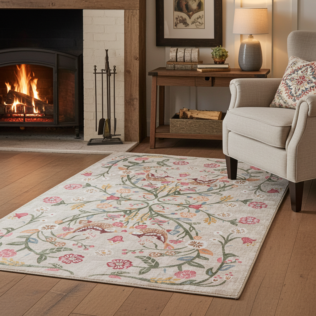 Hug Rug Eco-Washable Heritage Garden