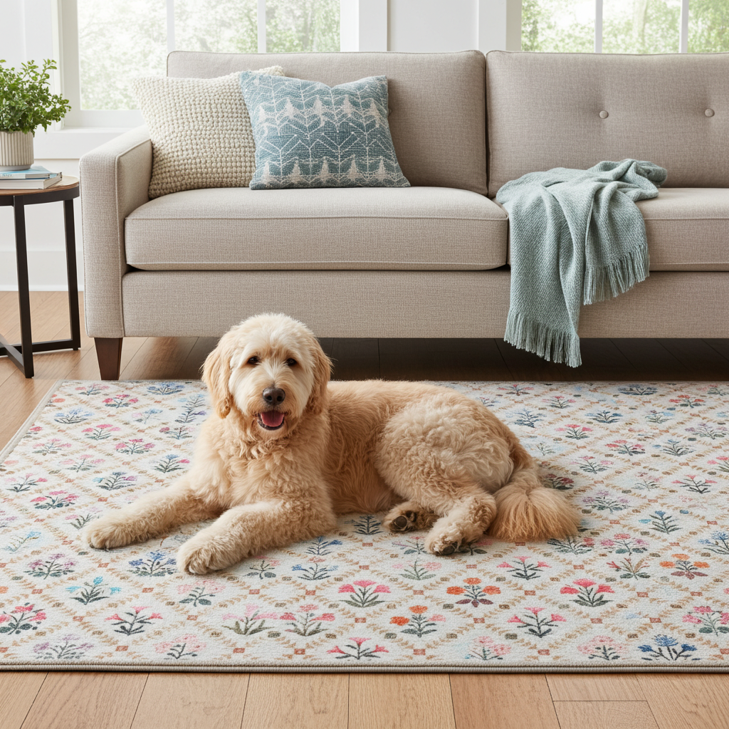 Hug Rug Eco-Washable Wildflower Patch