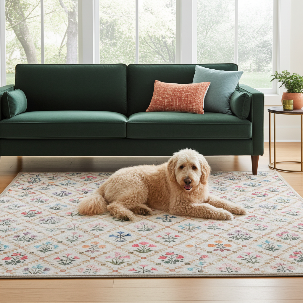 Hug Rug Eco-Washable Wildflower Patch