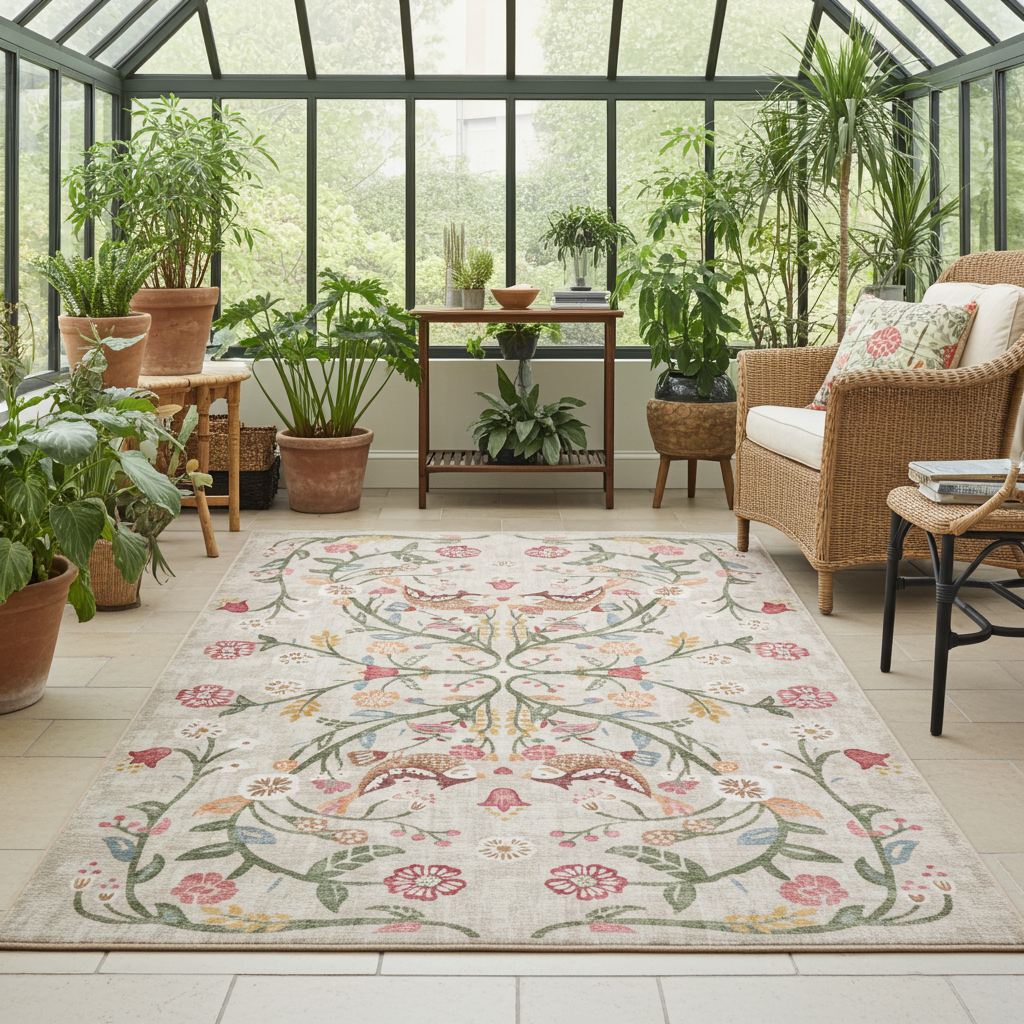 Hug Rug Eco-Washable Heritage Garden