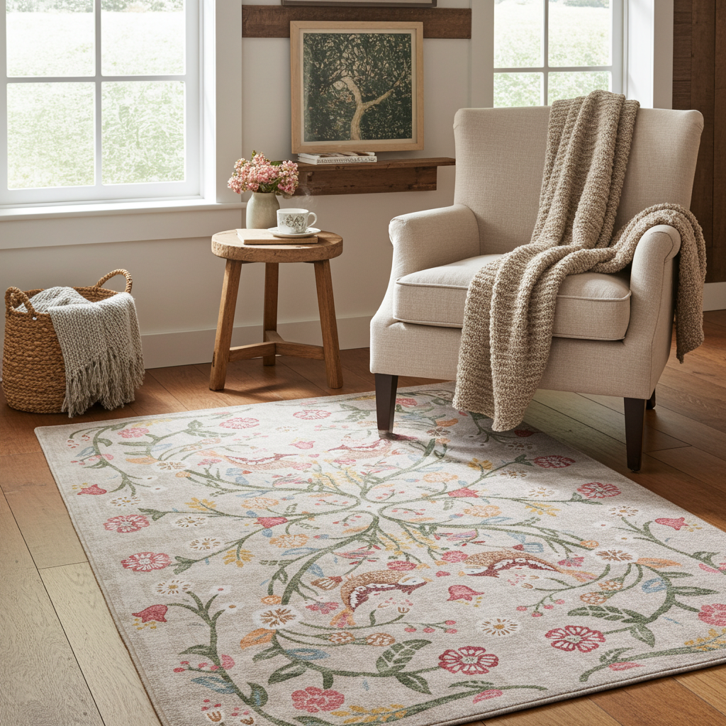 Hug Rug Eco-Washable Heritage Garden
